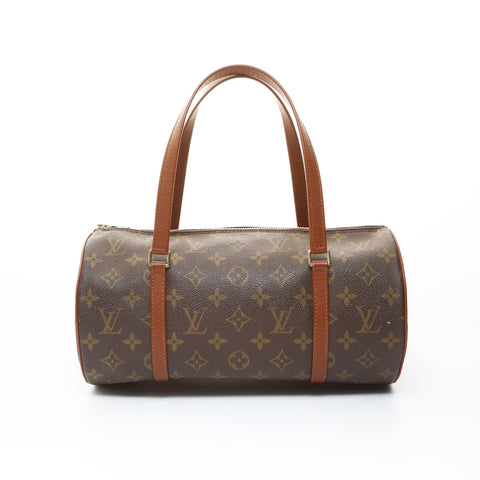 LOUIS VUITTON 2002 Monogram Papillon 30 Handbag Brown WS26523