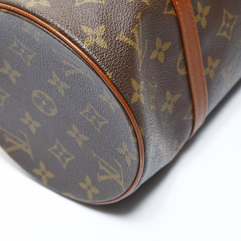 LOUIS VUITTON 2002 Monogram Papillon 30 Handbag Brown WS26523