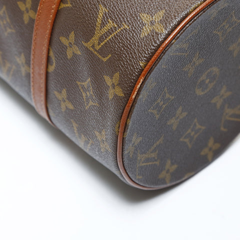 LOUIS VUITTON 2002 Monogram Papillon 30 Handbag Brown WS26523