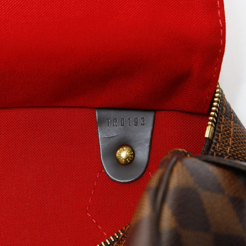 LOUIS VUITTON Damier Speedy 25 2013 Boston bag Brown WS26524