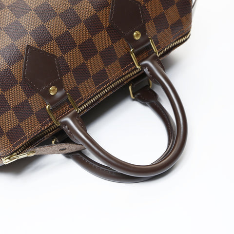 LOUIS VUITTON Damier Speedy 25 2013 Boston bag Brown WS26524