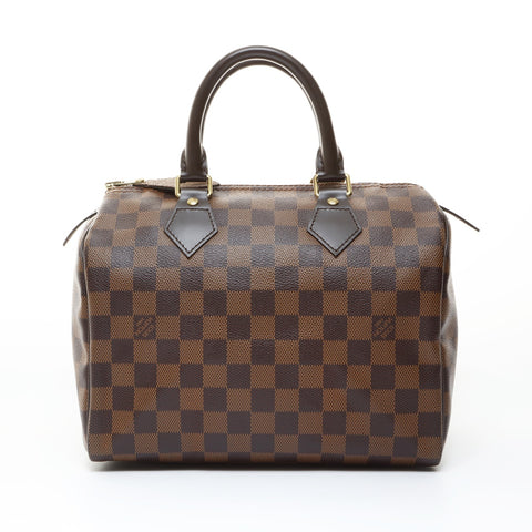 LOUIS VUITTON Damier Speedy 25 2013 Boston bag Brown WS26524