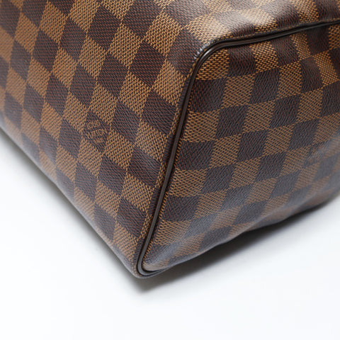 LOUIS VUITTON Damier Speedy 25 2013 Boston bag Brown WS26524