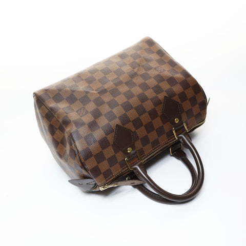 LOUIS VUITTON Damier Speedy 25 2013 Boston bag Brown WS26524