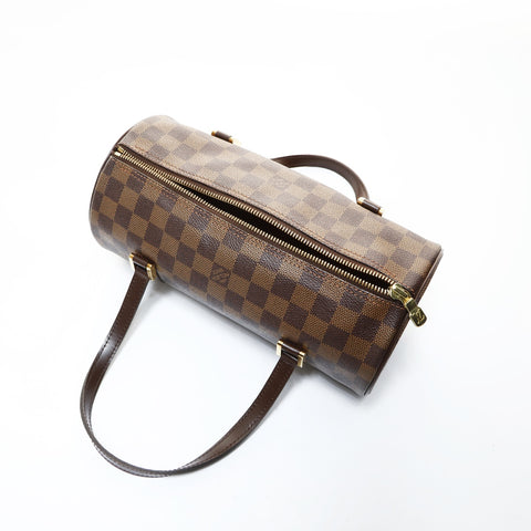 LOUIS VUITTON 2005 Damier Papillon 30 Handbag Brown WS26527