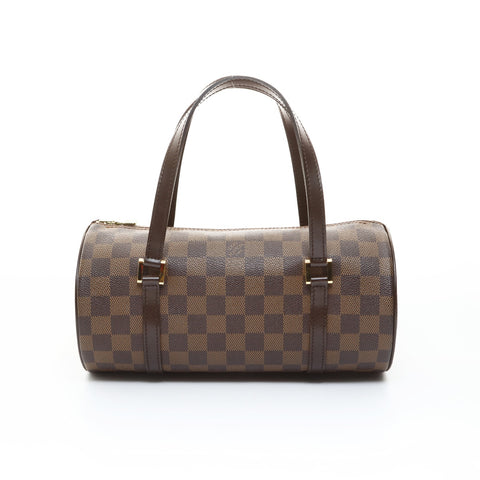 LOUIS VUITTON 2005 Damier Papillon 30 Handbag Brown WS26527