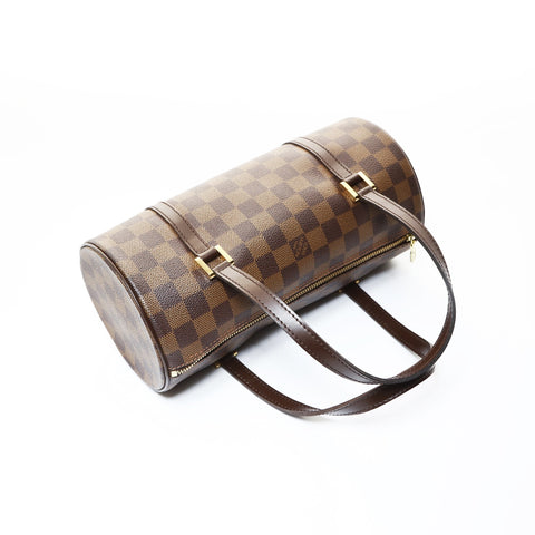 LOUIS VUITTON 2005 Damier Papillon 30 Handbag Brown WS26527