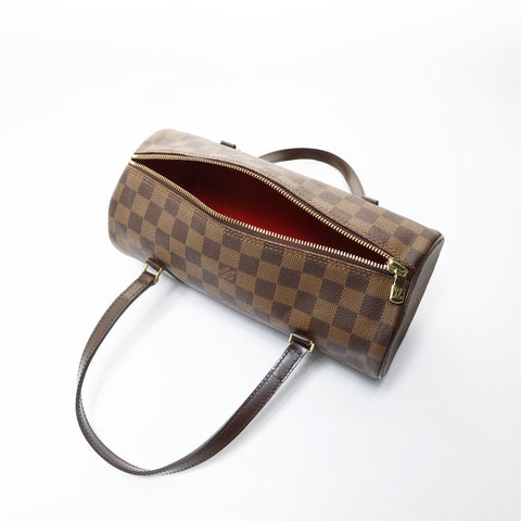 LOUIS VUITTON 2007 Damier Papillon 30 Handbag Brown WS26529