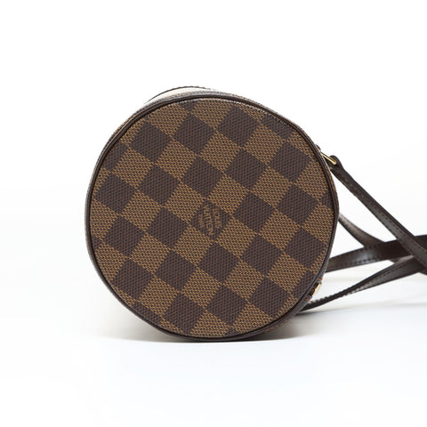 LOUIS VUITTON 2007 Damier Papillon 30 Handbag Brown WS26529