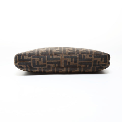FENDI Zucca canvas Shoulder Bag Brown WS26533