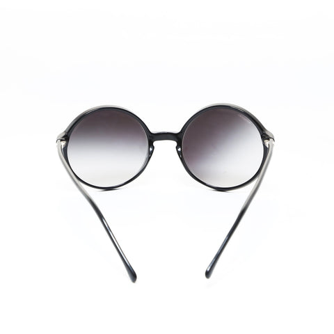 CHANEL Round COCO Mark sunglasses black WS26534