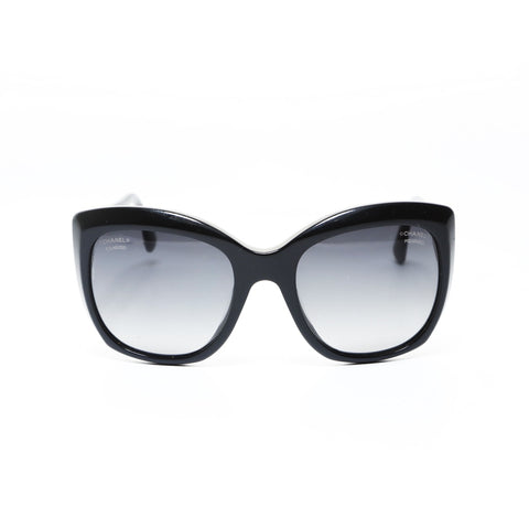 CHANEL Gradation Lens Quilting Motif COCO Mark sunglasses black WS26535