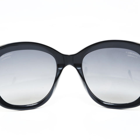 CHANEL Gradation Lens Quilting Motif COCO Mark sunglasses black WS26535