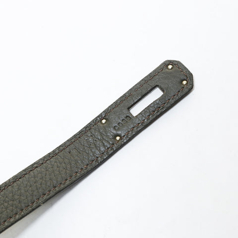 HERMES Birkin 35 Togo □P stamp 2012 Handbag khaki WS26540