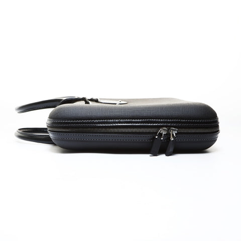 GUCCI Interlocking G Leather Briefcase Business Bag Handbag black WS26541