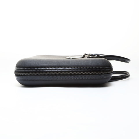 GUCCI Interlocking G Leather Briefcase Business Bag Handbag black WS26541