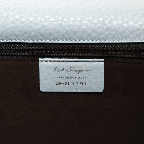 Salvatore Ferragamo leather Shoulder Bag blue WS26543