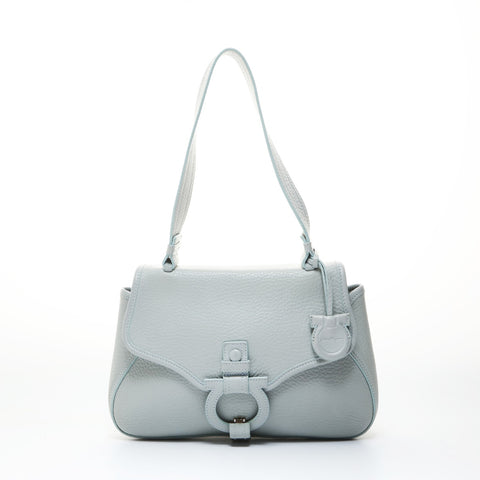 Salvatore Ferragamo leather Shoulder Bag blue WS26543