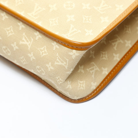 LOUIS VUITTON Sac Catlin Monogram Mini Leather and Canvas 2004 M92328 Handbag Brown WS26547