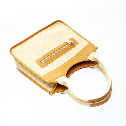 LOUIS VUITTON Sac Catlin Monogram Mini Leather and Canvas 2004 M92328 Handbag Brown WS26547