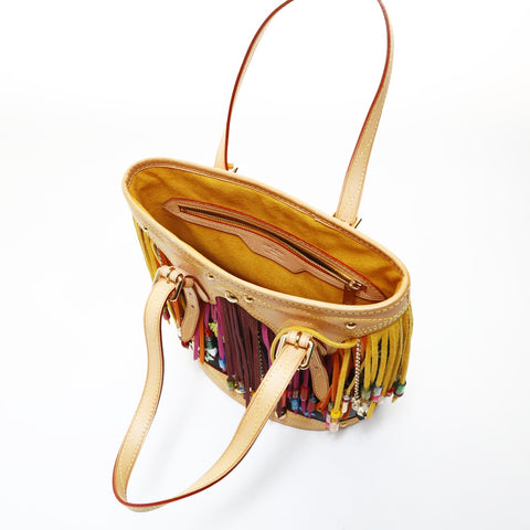 LOUIS VUITTON Multicolor Monogram Bucket Bag with Fleurage Pouch, M40110, 2006 Handbag black WS26548