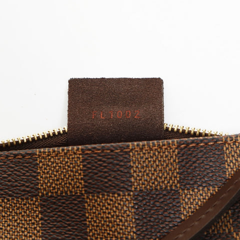 LOUIS VUITTON Damier Navona accessory pouch made in 2002 Handbag Brown WS26551