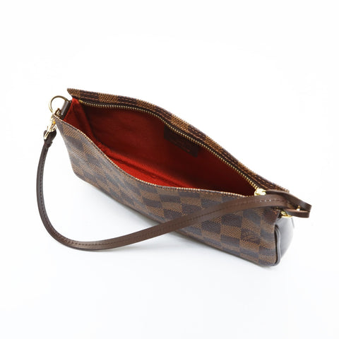 LOUIS VUITTON Damier Navona accessory pouch made in 2002 Handbag Brown WS26551