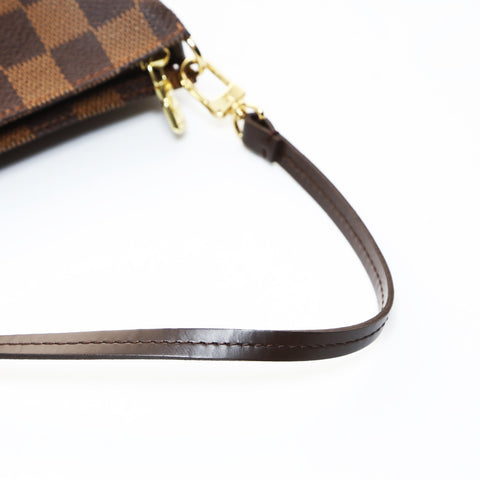 LOUIS VUITTON Damier Navona accessory pouch made in 2002 Handbag Brown WS26551