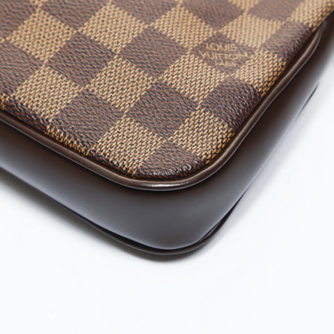 LOUIS VUITTON Damier Navona accessory pouch made in 2002 Handbag Brown WS26551