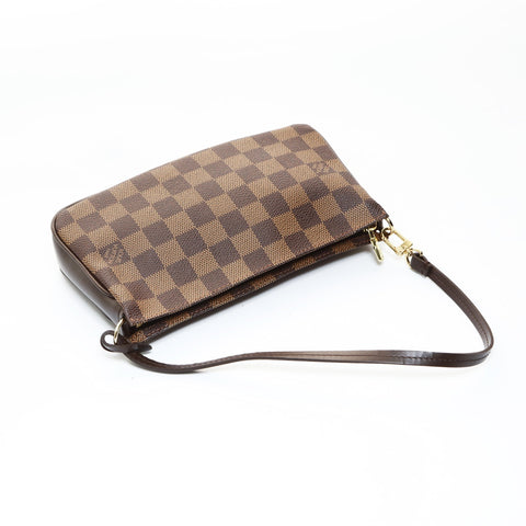 LOUIS VUITTON Damier Navona accessory pouch made in 2002 Handbag Brown WS26551