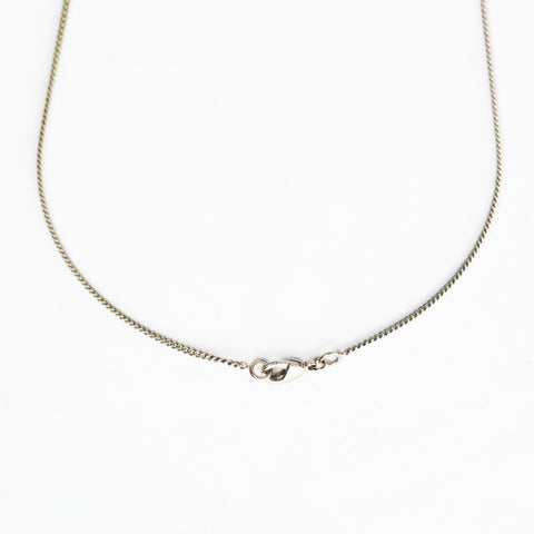 CHANEL B11P 2011 Yellow COCO Mark 2-way Rhinestone Necklace Silver WS26559