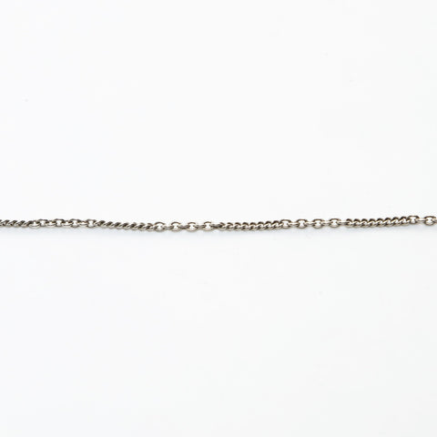 CHANEL COCO Mark Rhinestone C20A 2020 Necklace Silver WS26560