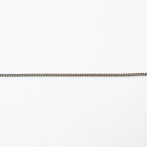 CHANEL 10V 2010 COCO Mark Rhinestone Necklace Silver WS26561