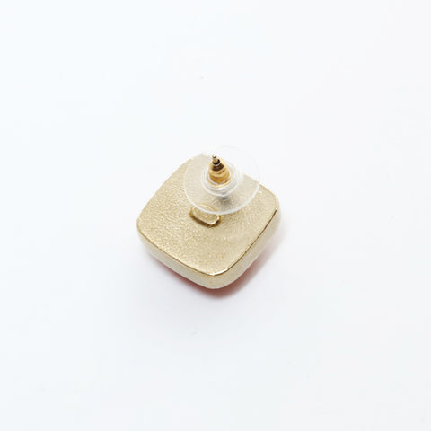 CHANEL Square COCO Mark A14K 2014 Pierce Orange WS26566