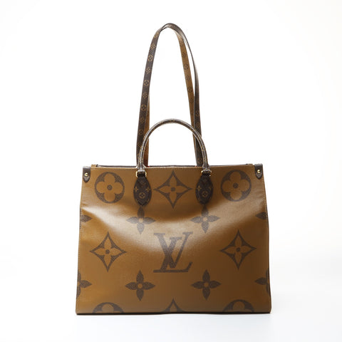 LOUIS VUITTON 2019 On the Go GM Monogram Tote Bag Brown WS26569