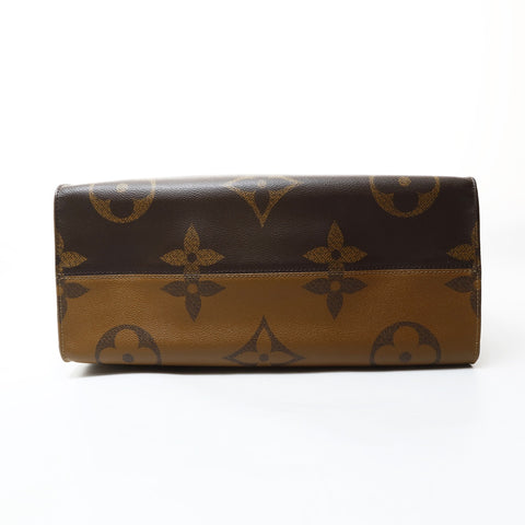 LOUIS VUITTON 2019 On the Go GM Monogram Tote Bag Brown WS26569