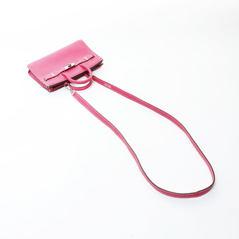 HERMES � O stamped 2011 Tiny Birkin Epsom mini bag Shoulder Bag pink WS26572
