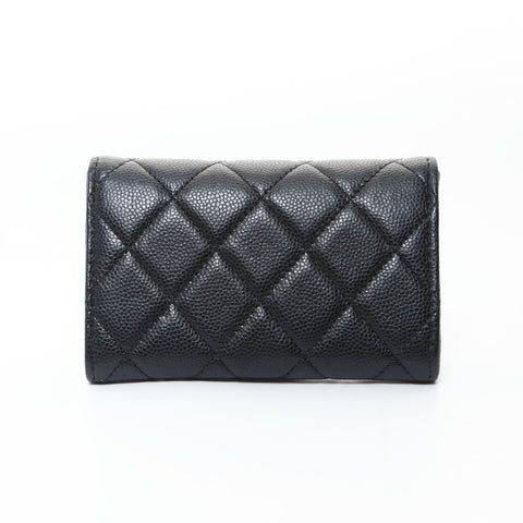 CHANEL 永恒经典卡包链条钱包迷你 31 系列 2021-2022 单肩包黑色 WS26573