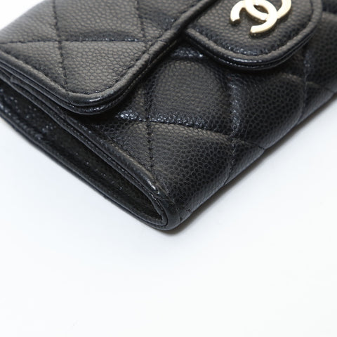 CHANEL 永恒经典卡包链条钱包迷你 31 系列 2021-2022 单肩包黑色 WS26573