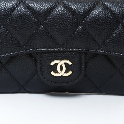 CHANEL 永恒经典卡包链条钱包迷你 31 系列 2021-2022 单肩包黑色 WS26573