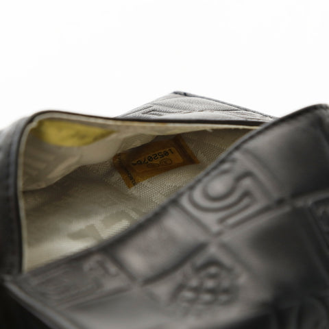 CHANEL 10 Series 2005-2006 Icon Line Tissue Case Other accessories black WS26574