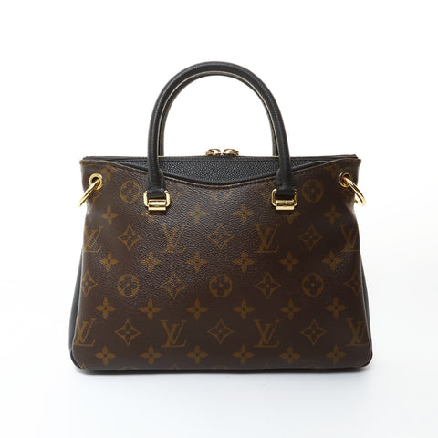 LOUIS VUITTON Pallas BB Monogram 2way M42960 2015 Shoulder Bag Brown WS26576