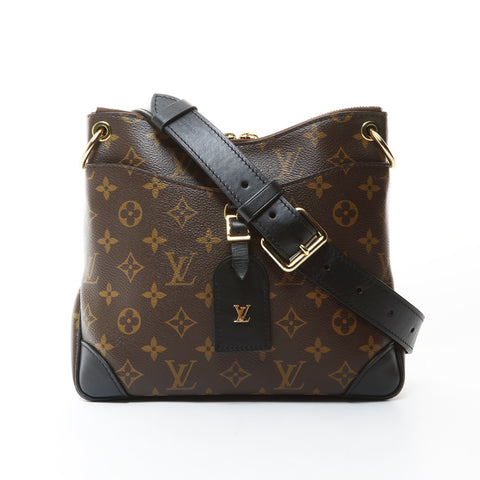 LOUIS VUITTON Odeon NM PM Monogram M45353 Shoulder Bag Brown WS26578