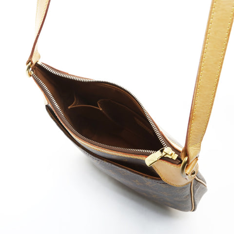 LOUIS VUITTON Monogram Odeon PM M56390 2010 Shoulder Bag Brown WS26580