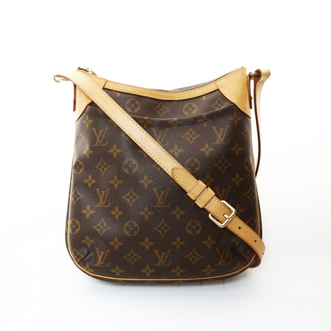 LOUIS VUITTON Monogram Odeon PM M56390 2010 Shoulder Bag Brown WS26580