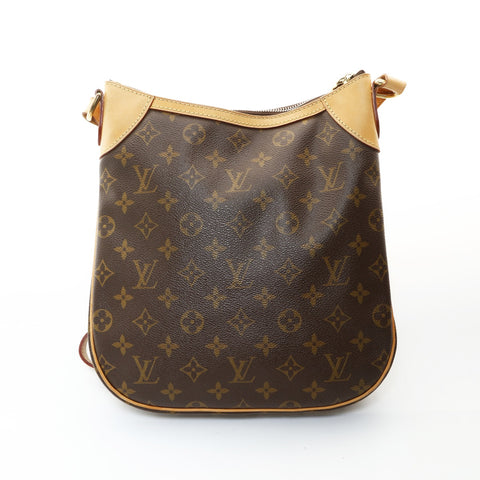 LOUIS VUITTON Monogram Odeon PM M56390 2010 Shoulder Bag Brown WS26580