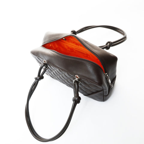 CHANEL No. 10 2005-2006 COCO Mark Cambon Line Shoulder Bag Brown WS26589