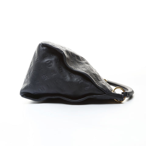 LOUIS VUITTON 2010 Monogram Empreinte ArtsyMM Shoulder Bag black WS26594
