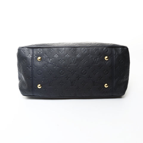 LOUIS VUITTON 2010 Monogram Empreinte ArtsyMM Shoulder Bag black WS26594