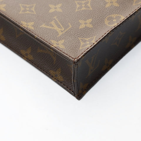 LOUIS VUITTON 2020 Monogram Petite Sac Plat Shoulder Bag Brown WS26595